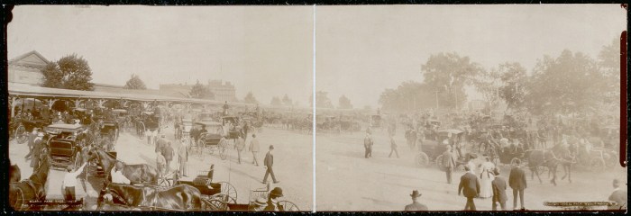 entrance to Morris Park grandstand, from the Library of Congress